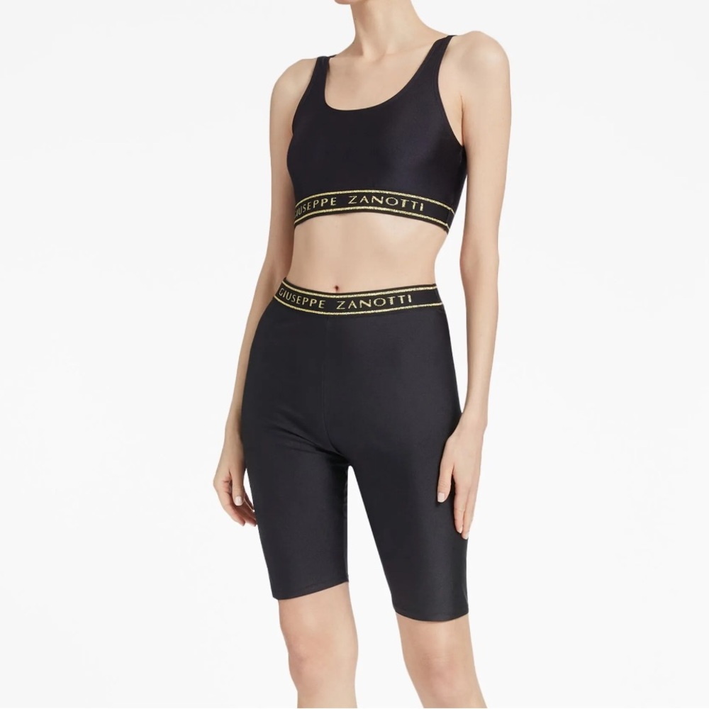 Giuseppe Zanotti Halina logo-underband tank top and Elitha shorts
